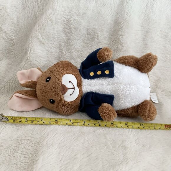 Kohl's Cares Peter Rabbit Bunny 11” Plush Stuffed Animal Blue Jacket Easter - Picture 5 of 5
